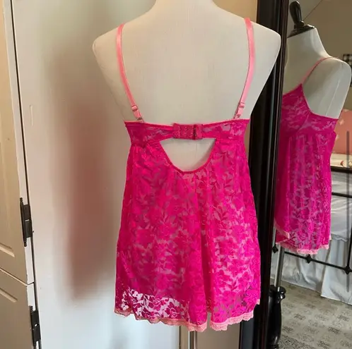 Native Intimates 38C Pink Lace Chemise