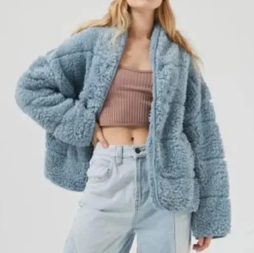 Urban Outfitters Fluffy Teddy Coat