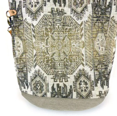Tapestry Carpet Tote Bag Satchel Purse Faux Leather Large Tall Boho Ethnic