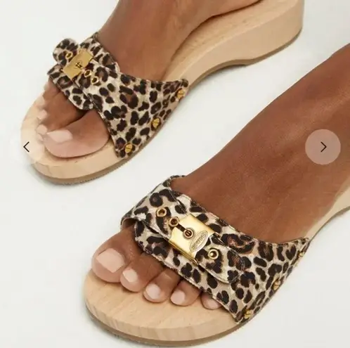 Veronica Beard VB x Dr Scholls leopard mule sandals