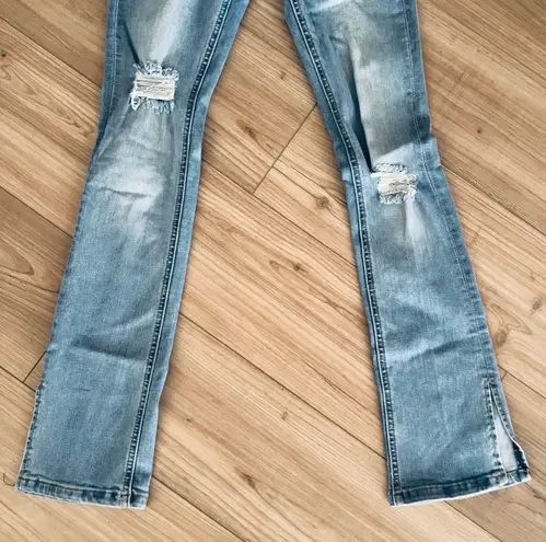 Vibrant Miu Vibrant m.i.u. Split Hem Skinnies