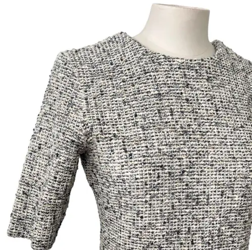 St. John Boucle Ecru Multicolor Knit Mini Dress size 6