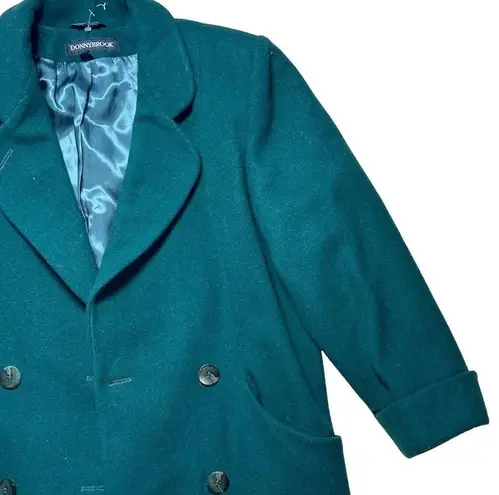 Donny Brook Emerald Green Wool Trench Coat US 12P