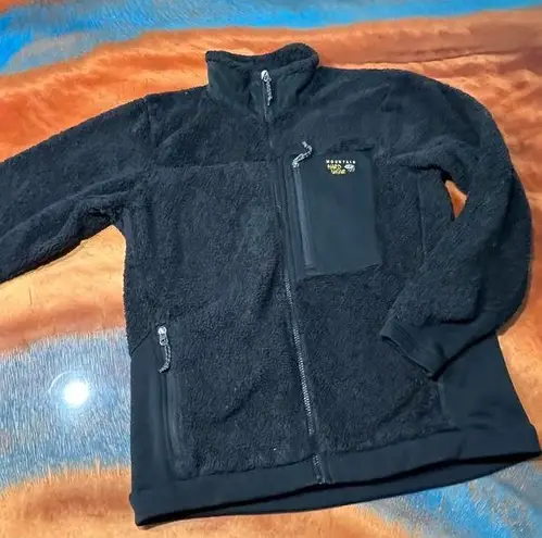 Mountain Hardwear  Black Fleece Full Zip Jacket size large