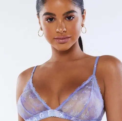 Savage x Fenty watercolor tie dye lace bralette