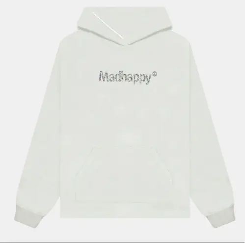 Mad happy sweatshirt holographic , pullover hoodie trendy