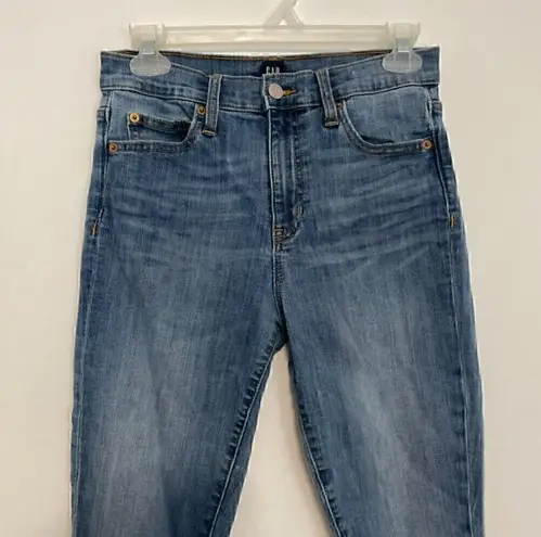 Gap  Denim High Rise Legging Jeans Medium Wash High Waisted Waist Jeggings 26 W26