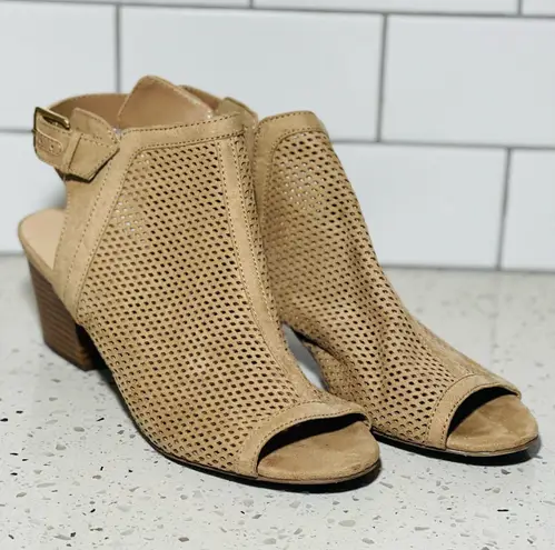 Unisa Unopalo Mesh Block Heel Booties Sandals Size 7M