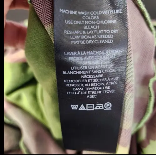 Urban Outfitters Vintage Women Top Size S Green Brown Mesh Sheer Trendy Fall