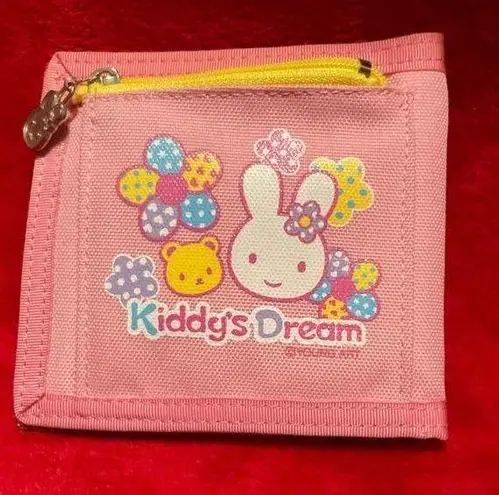 A Very Sweet Rare Vintage Young Art Korea Snap Kiddy’s Dream Wallet Pink