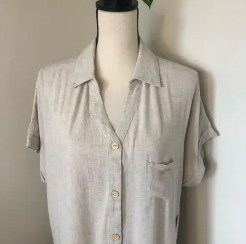 NEW Naif Linen Blend Dress Size XL