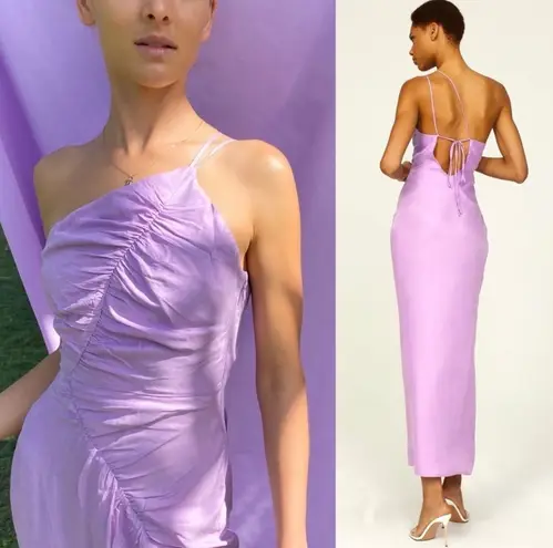 Suboo Purple Slit Maxi Dress L Size L