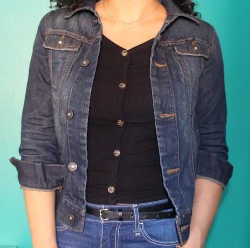 Arizona Jeans dark wash denim jacket