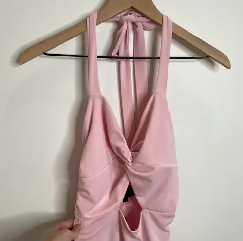 Michael Costello X Revolve Peyton Halter Mini Dress