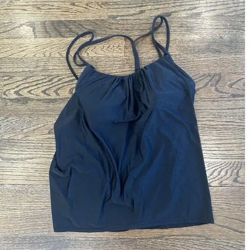 Lululemon  Athletica No Limits Top Black Sports bra Size 6 Racerback Workout Tank