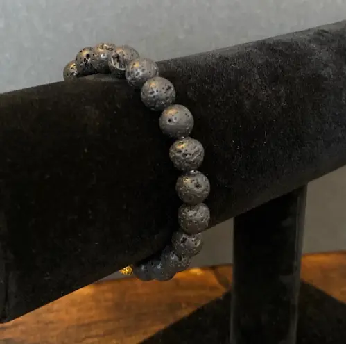Lava Stone Chakra Bracelet