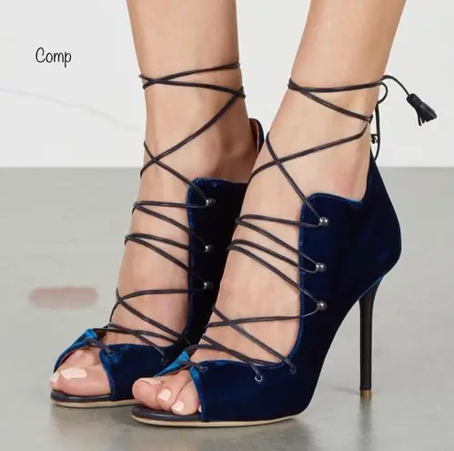 Malone Souliers suede strappy Heels, size 37