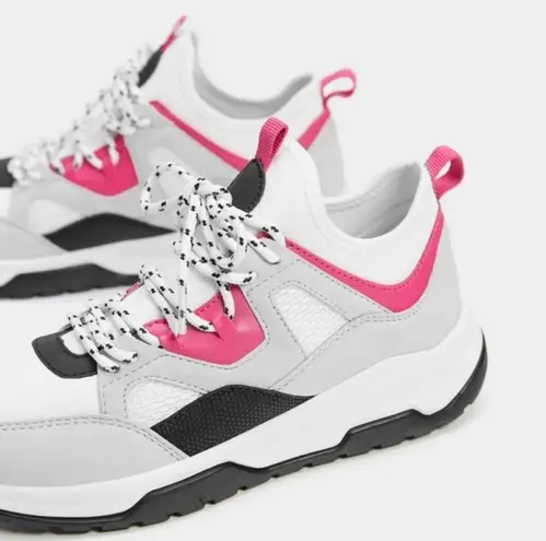 Bershka NWT color block sneakers in multi