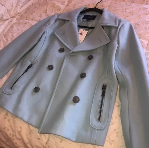 Banana Republic  Baby Blue Pea Coat