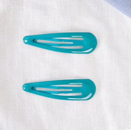 Boutique Shamrock Green Vintage Triangle Two Piece Hair Clip