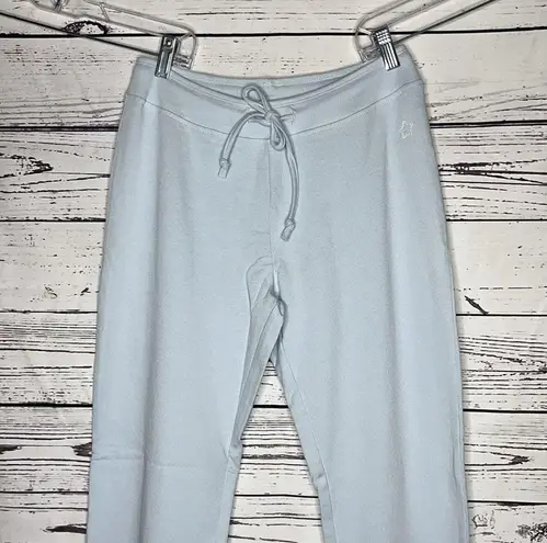 Grey State NWOT Sz 0 Blue White Embroidered Star Relaxed Park Jogger Sweatpants