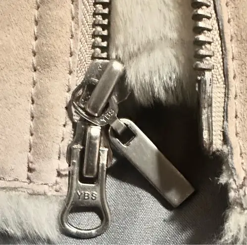 Massini Vintage Suede Leather Coat