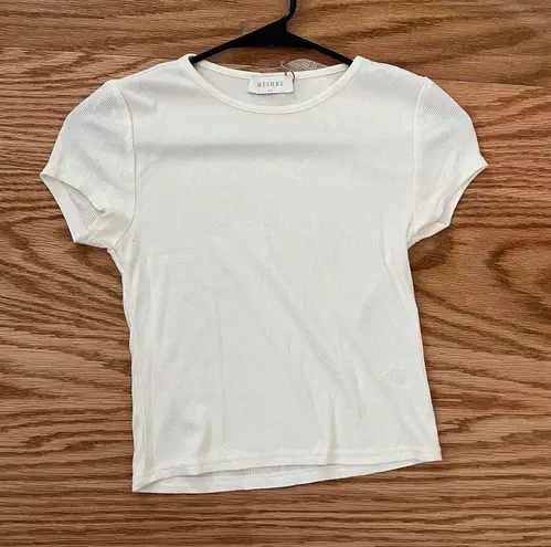 Meshki White Tee