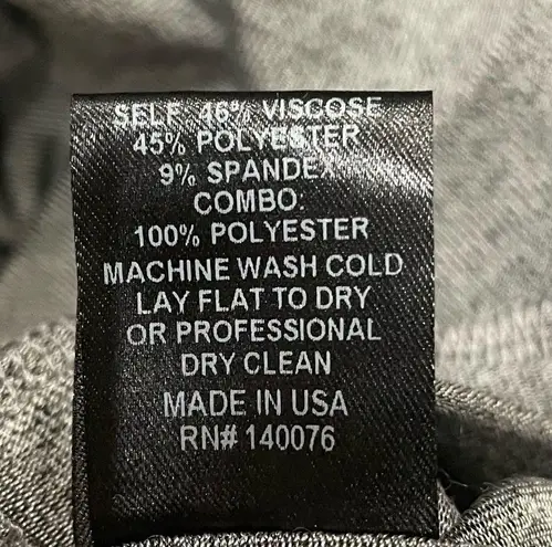 Generation Love grey sweater with black leather shoulders / S / New with tags