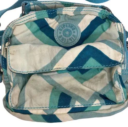 Kipling  Puck Blue Extra Small Convertible Crossbody Backpack