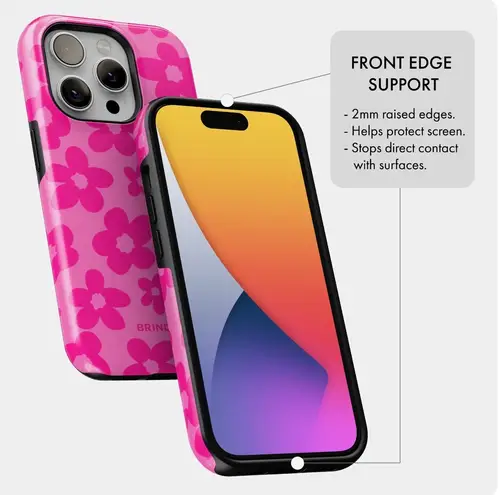Brindly Iphone 16 pro phone case Pink thumbnail 5