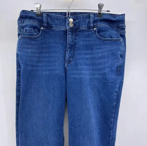 Lane Bryant high rise straight Womens size 14 blue jeans