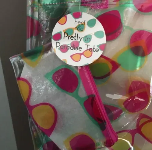 Sunglasses Theme Tote + Pouch Pink