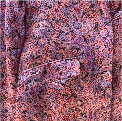 Cinq à Sept Cinq a Sept Estelle Paisley Satin Blazer
