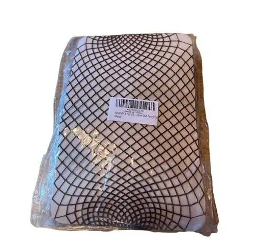 Amandir 4 Pairs/5 Hollow Out Pantyhose New Black