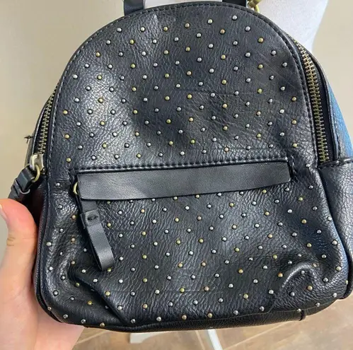 American Eagle  OUTFITTERS - black studded mini backpack