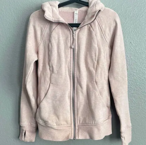 Lululemon Pink Scuba Hoodie