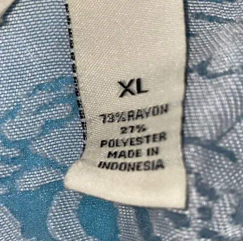 French Laundry floral lace button up size XL