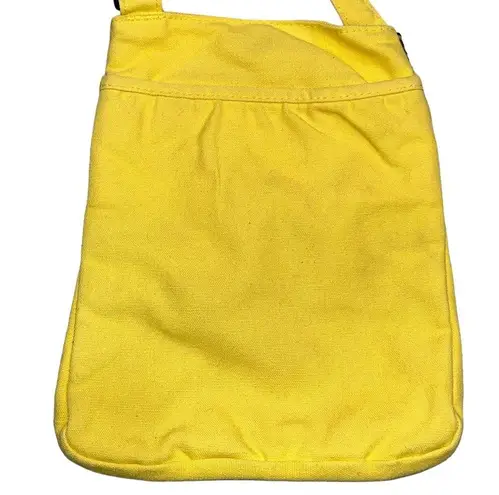 KAVU Keeper Yellow Canvas Crossbody Messenger Bag