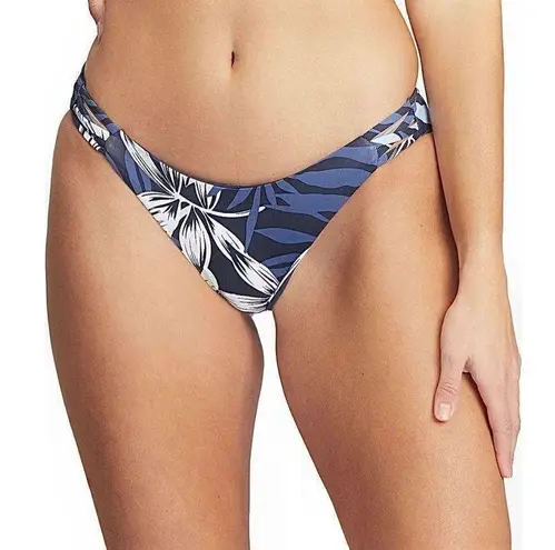 Roxy New.  navy hipster bikini bottom. XL