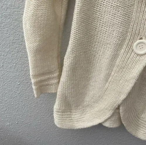 Y2K Cream Sweater Jacket Cardigan