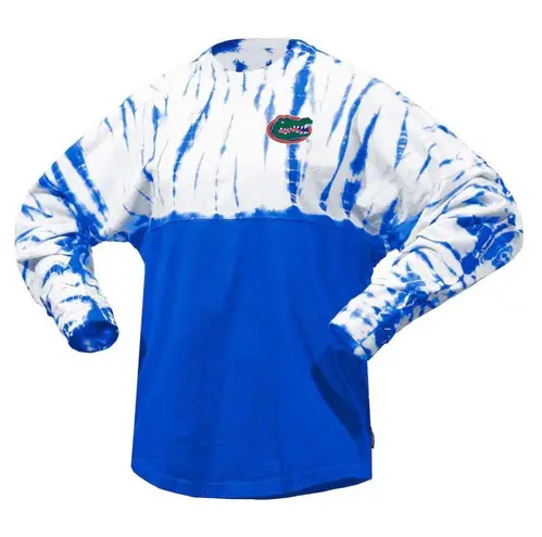 Spirit Jersey NWOT Florida Gators Women's Tie-Dye Long Sleeve  Royal, M $90 MSRP