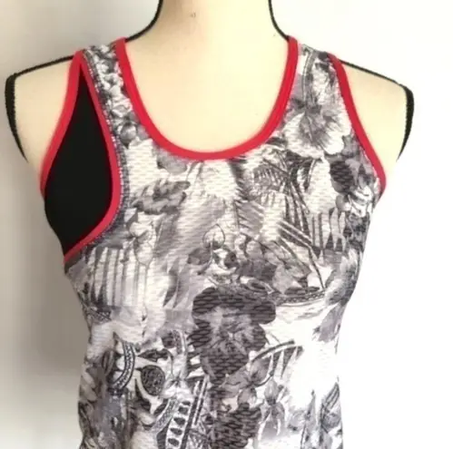 Sofibella Match Point High Neck Womens Tennis Tank Gray