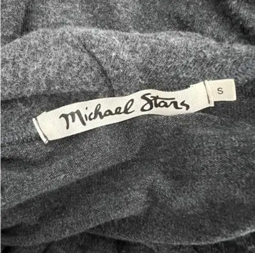 Michael Stars Soft Stretch Knit Pullover Long Sleeve Cowl Neck Sweater Dress S