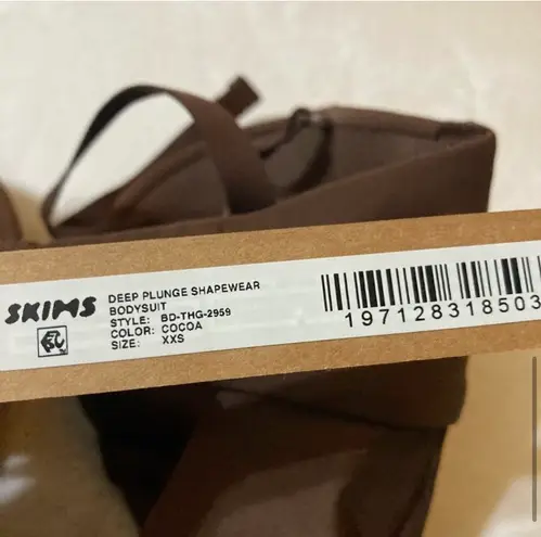 SKIMS Deep Plunge Bodysuit NWT