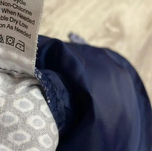 Coldwater Creek Blue & White Print Natural Fit Cropped Pants Size 12