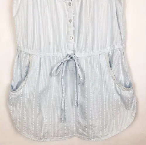 Love Squared Chic Coquette Feminine Beach Coastal Womens Cotton Mini Dress Medium