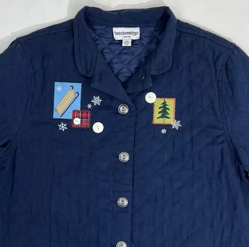 Breckenridge Vintage Button Front Holiday Jacket