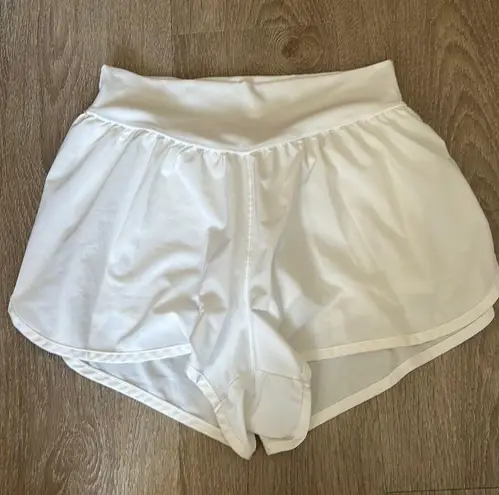 Aerie White Athletic Shorts