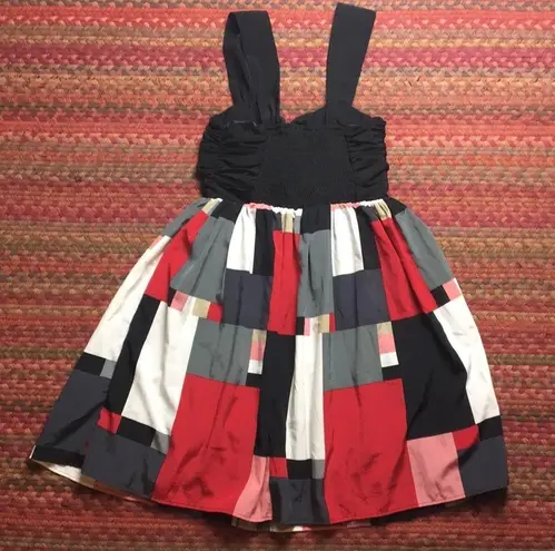 Candie's BUSTIER TOP COLOR BLOCK DRESS