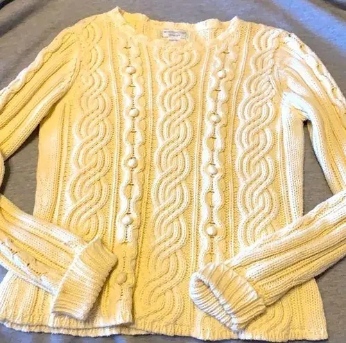 Worthington  cream colored sweater size L